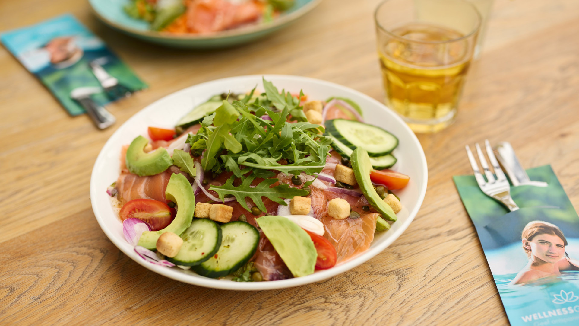 Pokebowl zalm salade